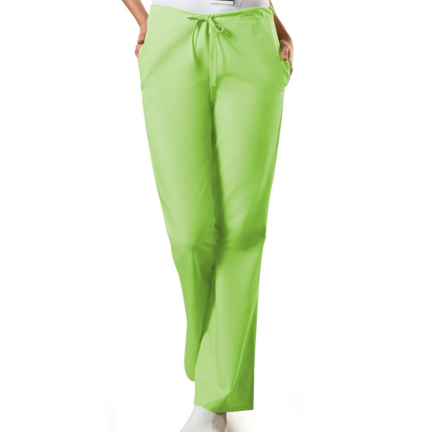 Cherokee Scrubs Workwear Women's Drawstring Scrub Pant 4101 Surgical Green 
